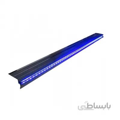 ترمز پله آلومینیومی با شیار LED تک