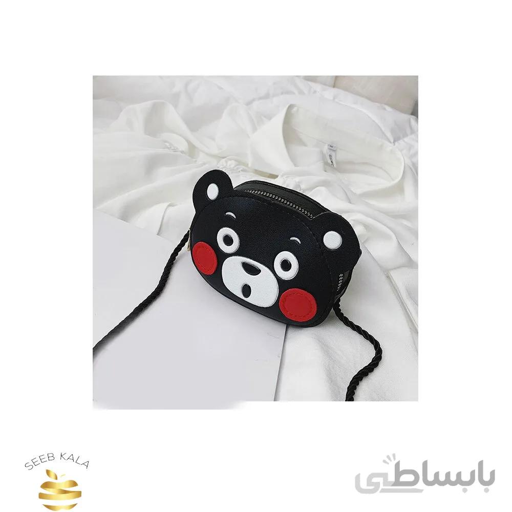 کیف عروسکی طرح خرس مشکی
