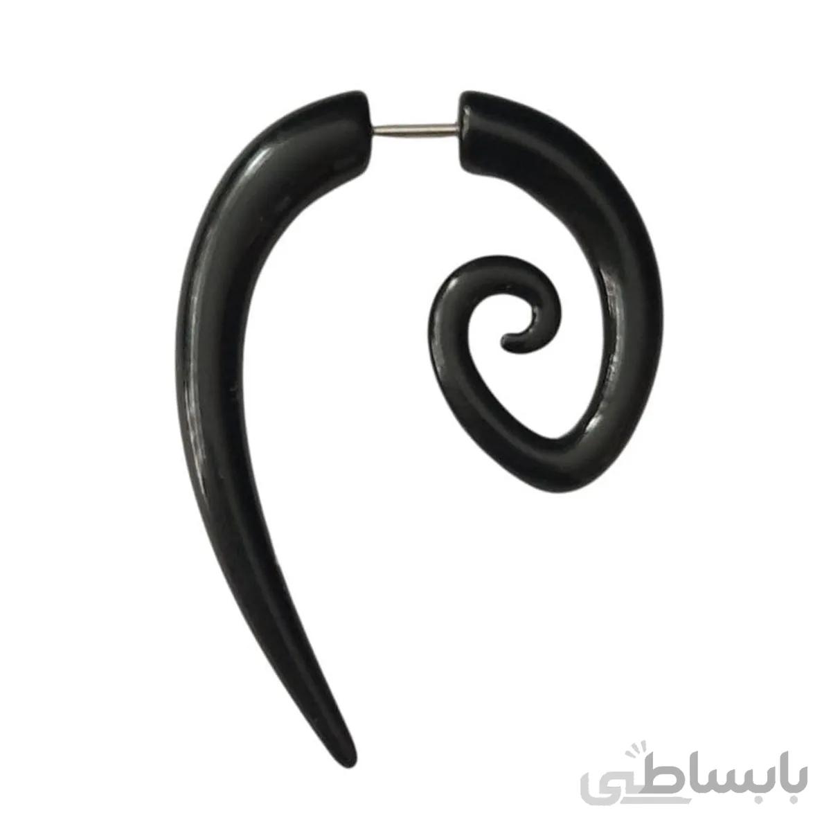 پیرسینگ گوش طرح اسپیرال