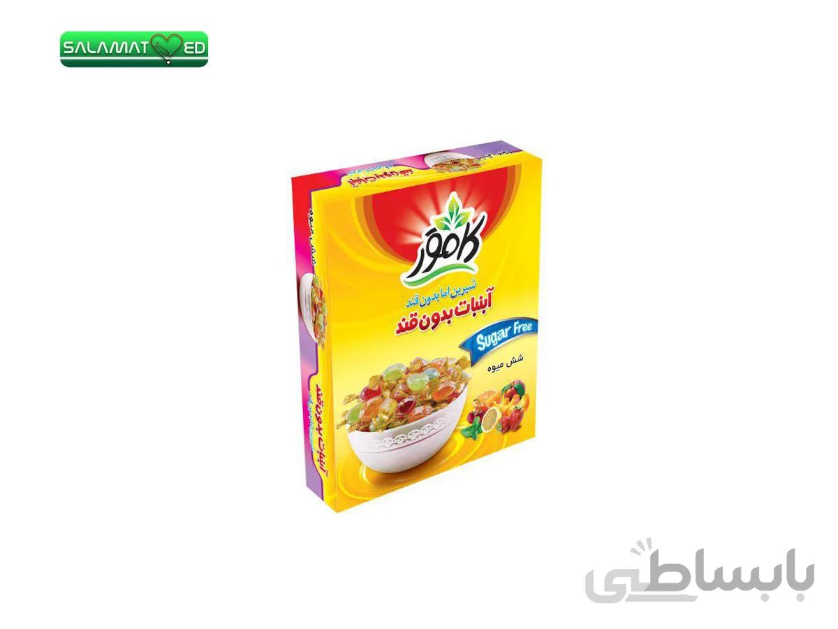 ابنبات شش میوه بدون قند و رژیمی