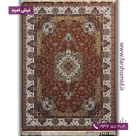 یک تخته 12 متری فرش 700 شانه 10 رنگ کد 10002 پیازی فرش هدیه (محتشم)