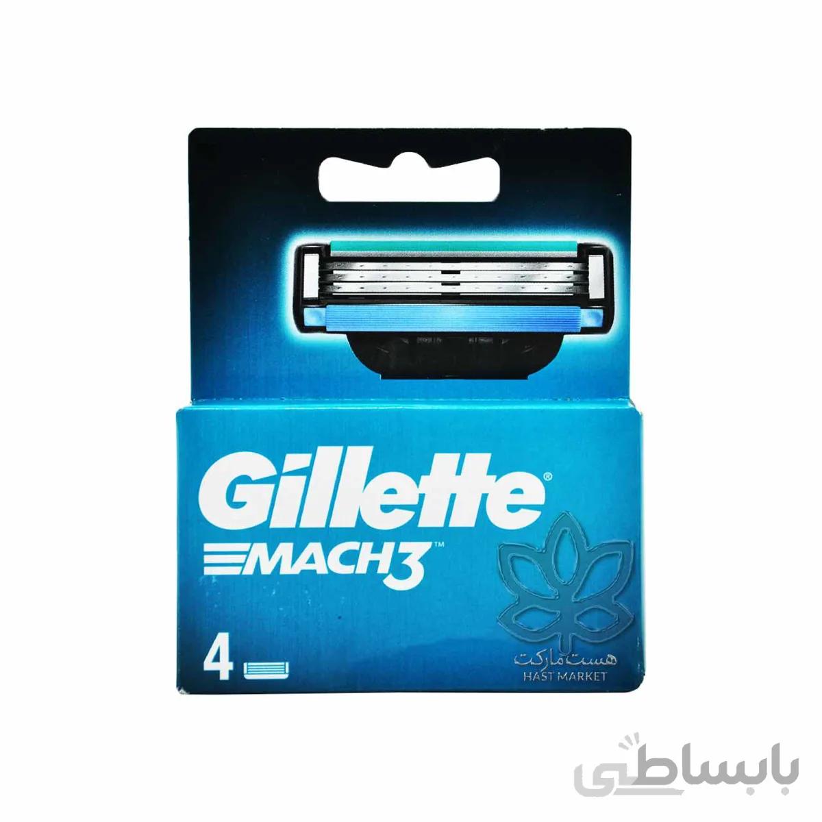 تیغ یدک مچ تری ۴ عدد ژیلت – gillette