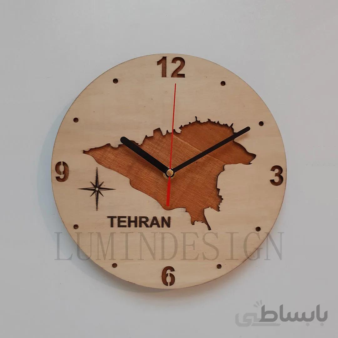ساعت سه بعدی تهران