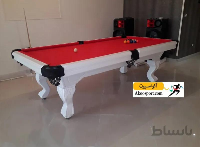 میز بیلیارد 8 فوت سفید VGL Artemis