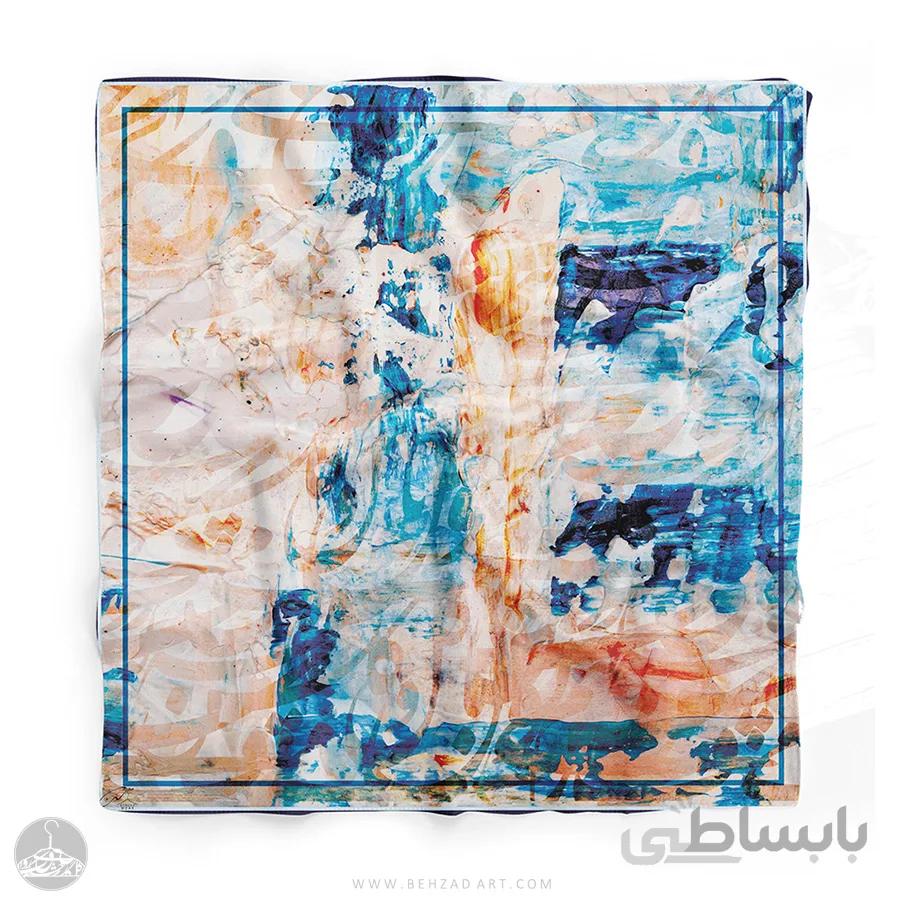 دستمال سر و گردن طرح ابر و باد