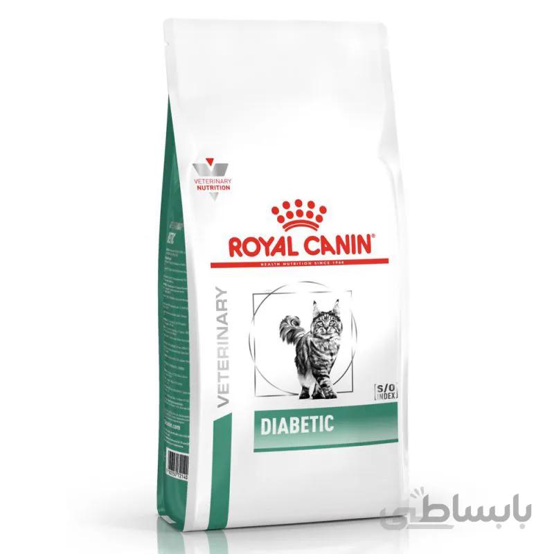 غذای خشک رویال کنین برای گربه مبتلا به دیابت ا Royal Canin DIABETIC