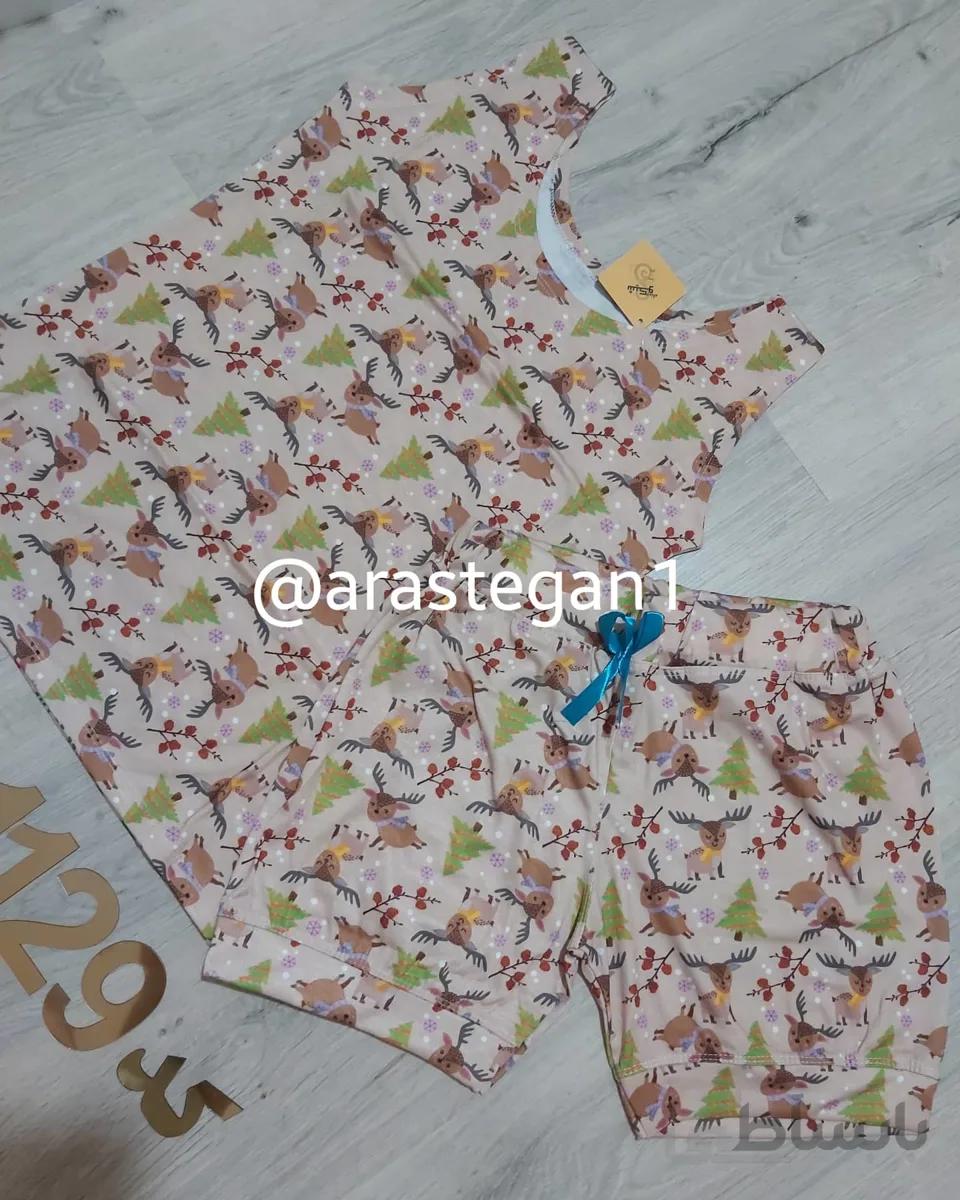 ست تاپ شورتک زنانه پنبه اسپان