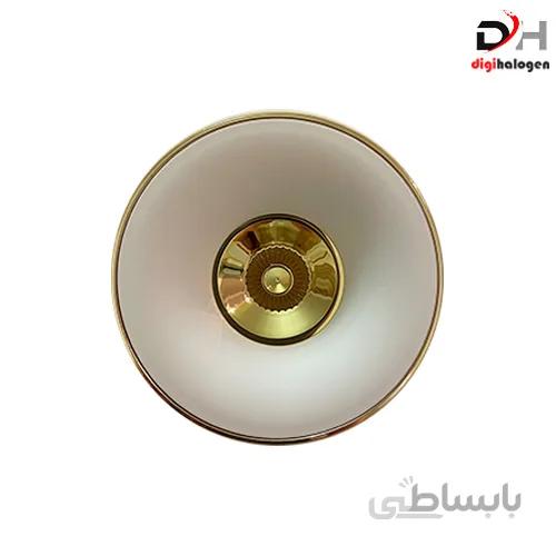 قاب هالوژن سفید طلایی کد 900