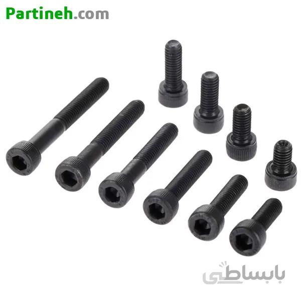 پیچ آلن با سر مشکی گرید 8.8 سایز M8 طول 40 میلیمتر ا 40mm M8 Black Allen Bolt Grade 8.8