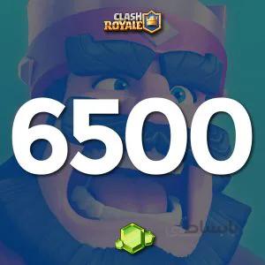 بسته 6500 جم کلش رویال