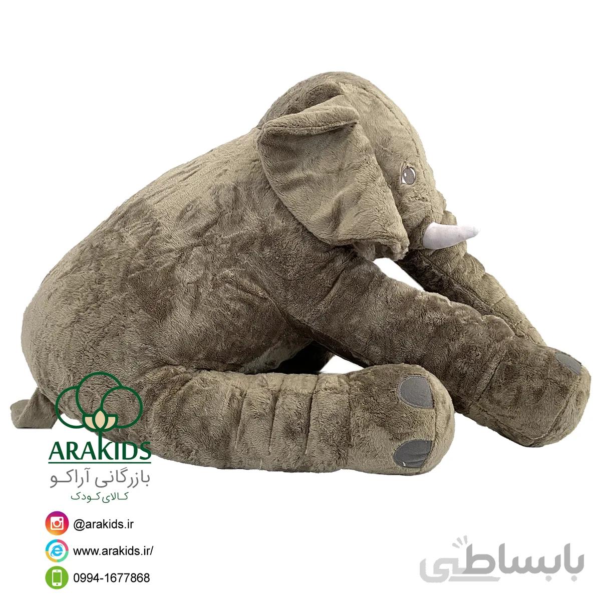 فیل بالشتی اورجینال 60 سانتی کد 11824