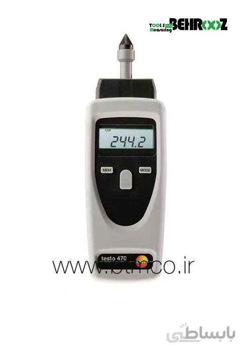 تاکومتر مکانیکی و نوری مدل TESTO 470 ا TACHOMETER TESTO 470