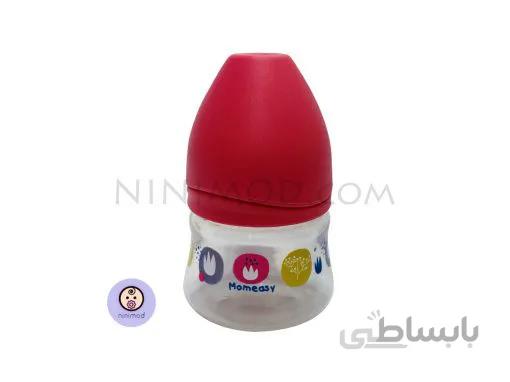 شیشه شیر momeasy رنگ قرمز
