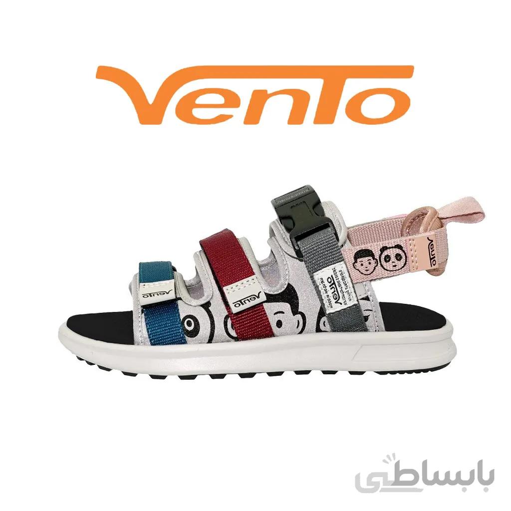 صندل ونتو طرح دار اسدی-انبی80 – Vento Sandals SD-NB80 L.Grey Blue