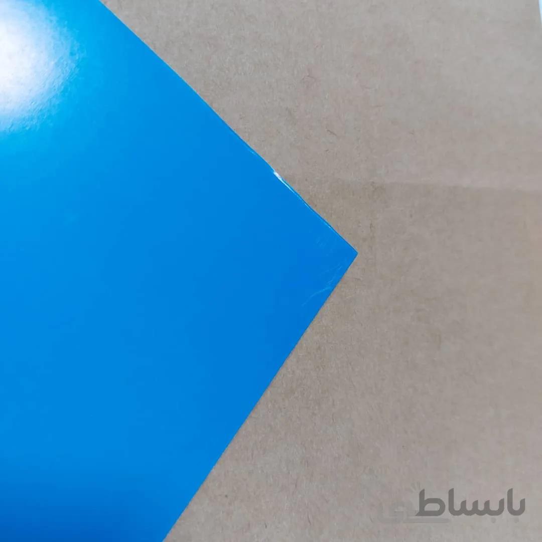 کاغذ کادو رنگی آبی (10 برگی)