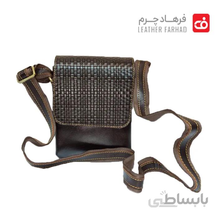 کیف دوشی اسپورت ترکیبی چرم طبیعی تبریز