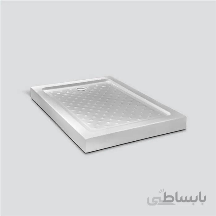 زیر دوشی با پانل ثابت اکریلیک ساحل وان مدل-1290 ا ابعاد : 120x90 x 28 سانتی متر