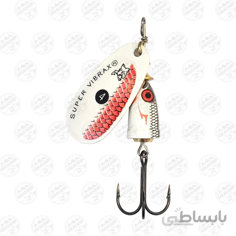 لانسه بلوفاکس پلاک سفید خط نارنجی سایز 4