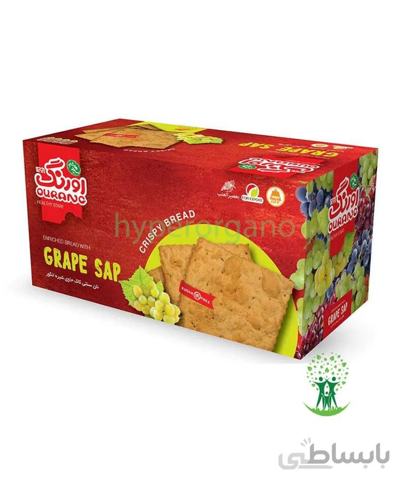 نان سنتی کاک با شیره انگور 400 گرمي اورنگ