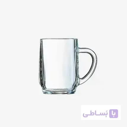 لیوان دسته دار بشکه ای ساده کوچک لومینارک Luminarc