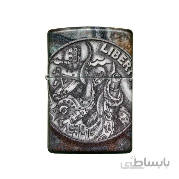 فندک زیپو Pirate Coin Design کد 49434