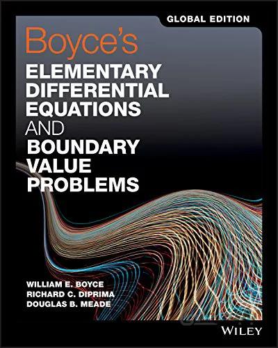 دانلود کتاب Boyce's Elementary Differential Equations and Boundary Value Problems, Global Edition - Orginal Pdf