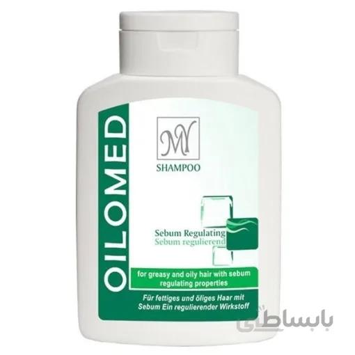 شامپو کاهش دهنده چربی مای مدل Oilomed حجم 200 میلی لیتر