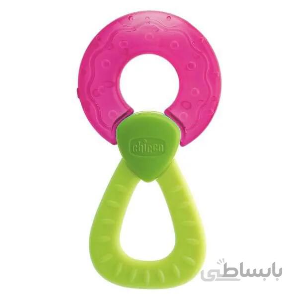 دندانگیر دسته دار سرخابی چیکو Chicco
