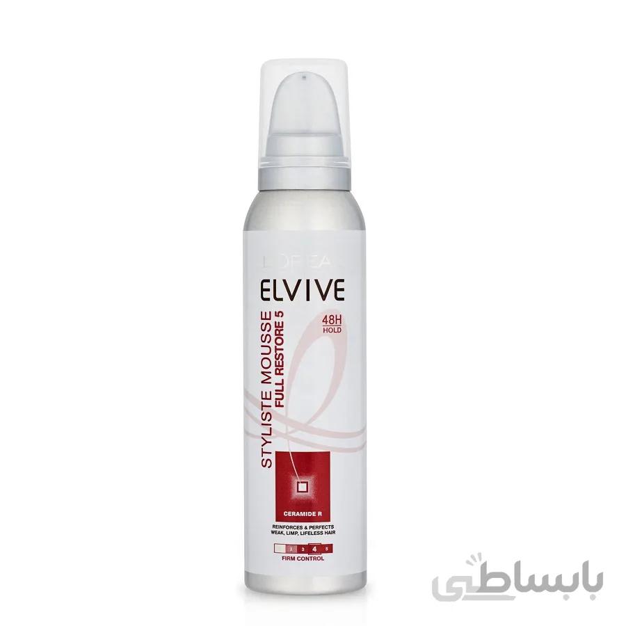 موس موی لورال سری Elvive حجم 200میل LOreal Elvive Styliste Full Restore 5 Mousse