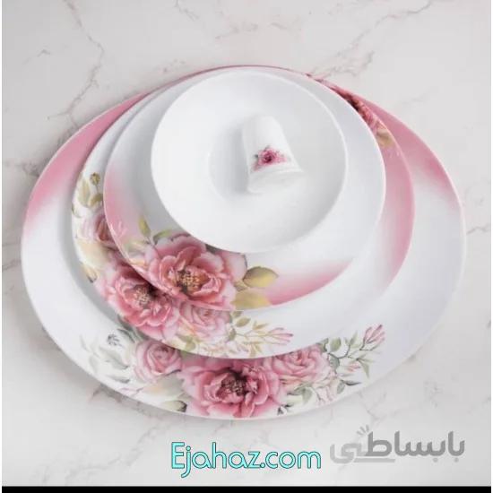 سرویس غذاخوری آرکوپال 28 پارچه پارس اپال بیضی مدل کد 206