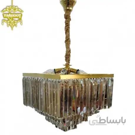 لوستر کریستالی کاردی مربع 40