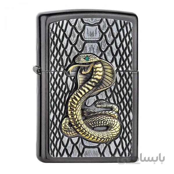 فندک زیپو کاستوم ادیشن کد 2005928 Zippo Cobra Emblem