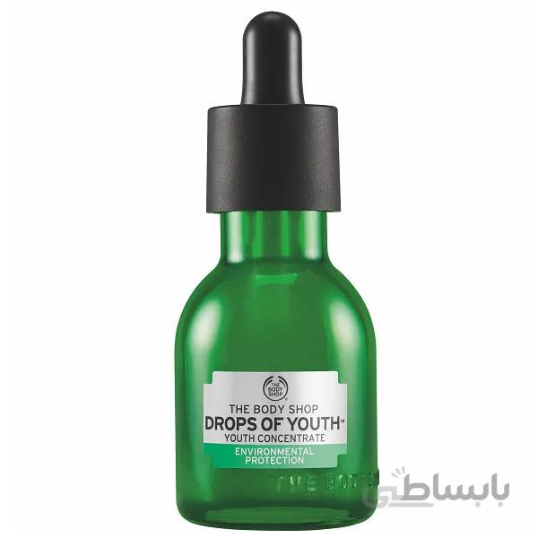سرم عصاره جوانی بادی شاپ The Body Shop مدل دراپ آف یوث Drops of Youth حجم ۳۰ میل| آنتی اکسیدان+ سلول بنیادی ا The Body Shop Drops of Youth™ Youth Concentrate 30ml