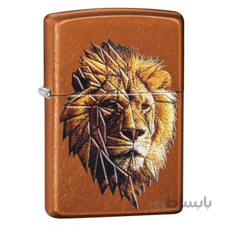 فندک اصل زیپو مدل 29865 | آمریکا | Polygonal Lion Design