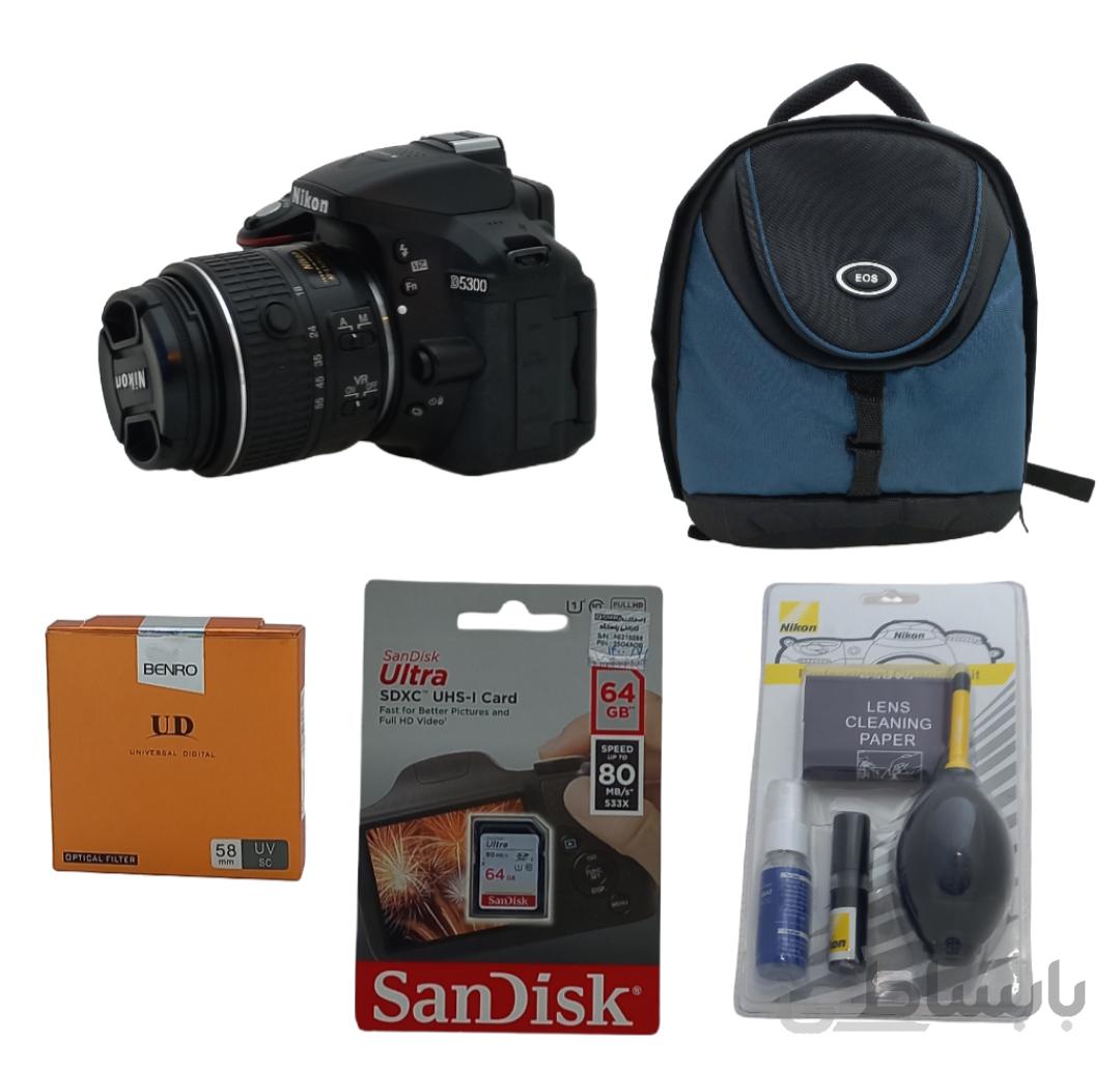 پکیج ویژه دوربین عکاسی و فیلمبرداری Nikon D5300 Kit 18-55mm