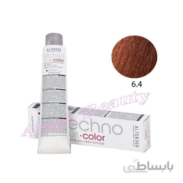 رنگ مو تکنو آلترگو 6.4 بلوند مسی تیره