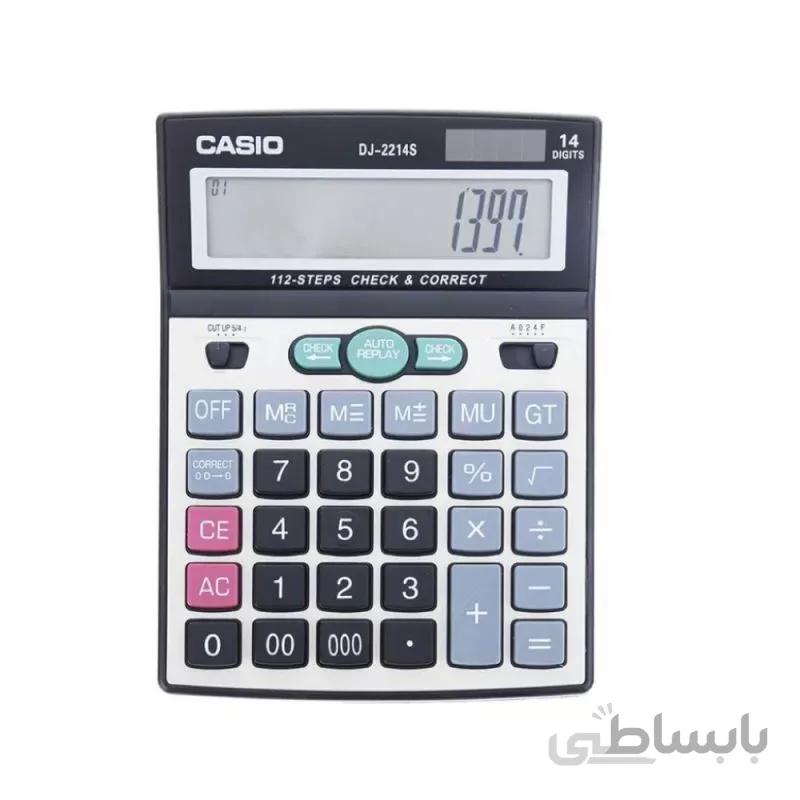 ماشین حساب مدل DJ-2214S کاسیو ا Casio DJ-2214S Model Calculator