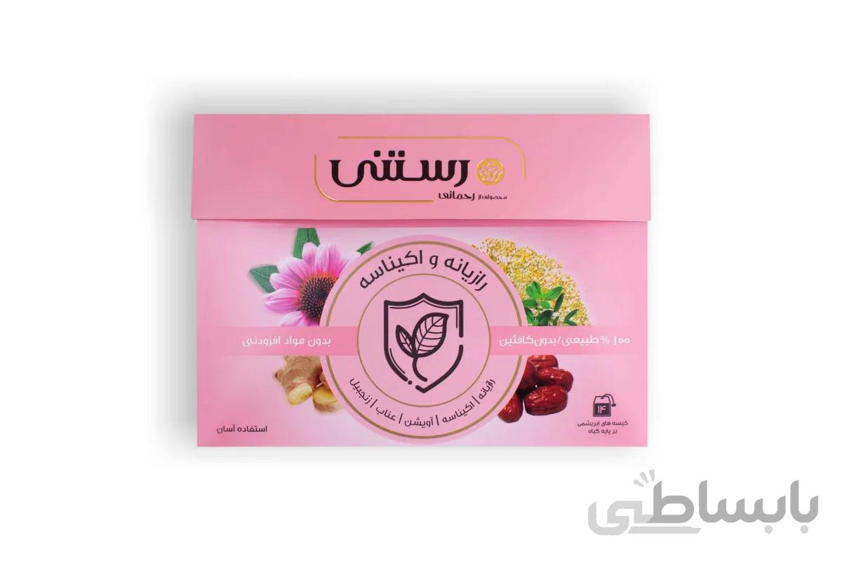 دمنوش رازیانه و اکیناسه رستنی 14 عددی