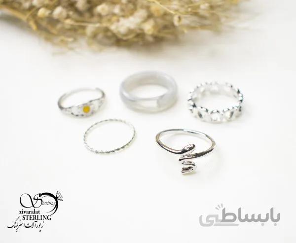 پک انگشتر زنانه کد 5605