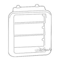 مجرای بادگير درب صندوق عقب اصلی میتسوبیشی ( Genuine parts ) - اوتلندر
