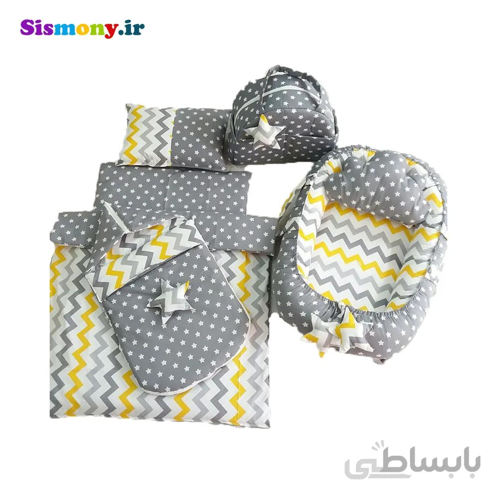 سرویس هفت تکه خواب نوزادی طرح ستاره کد ۵۷۸