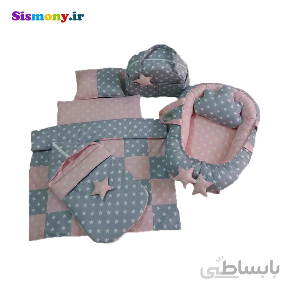 سرویس هفت تکه خواب نوزادی طرح ستاره کد ۱۰۰۹