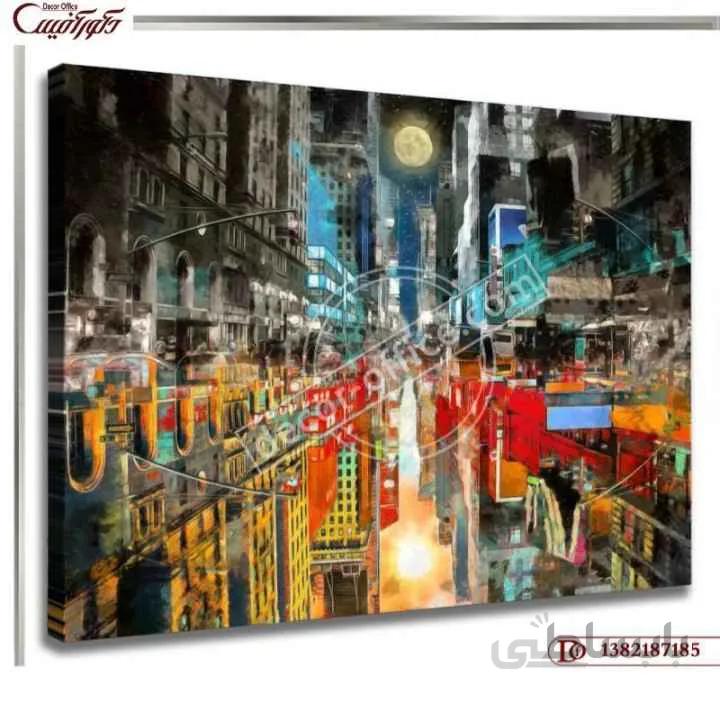 تابلو دیواری منظره شهری 7185 ا Urban landscape wall paintings 7185