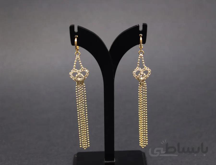 گوشواره آویز رشته ای - M49