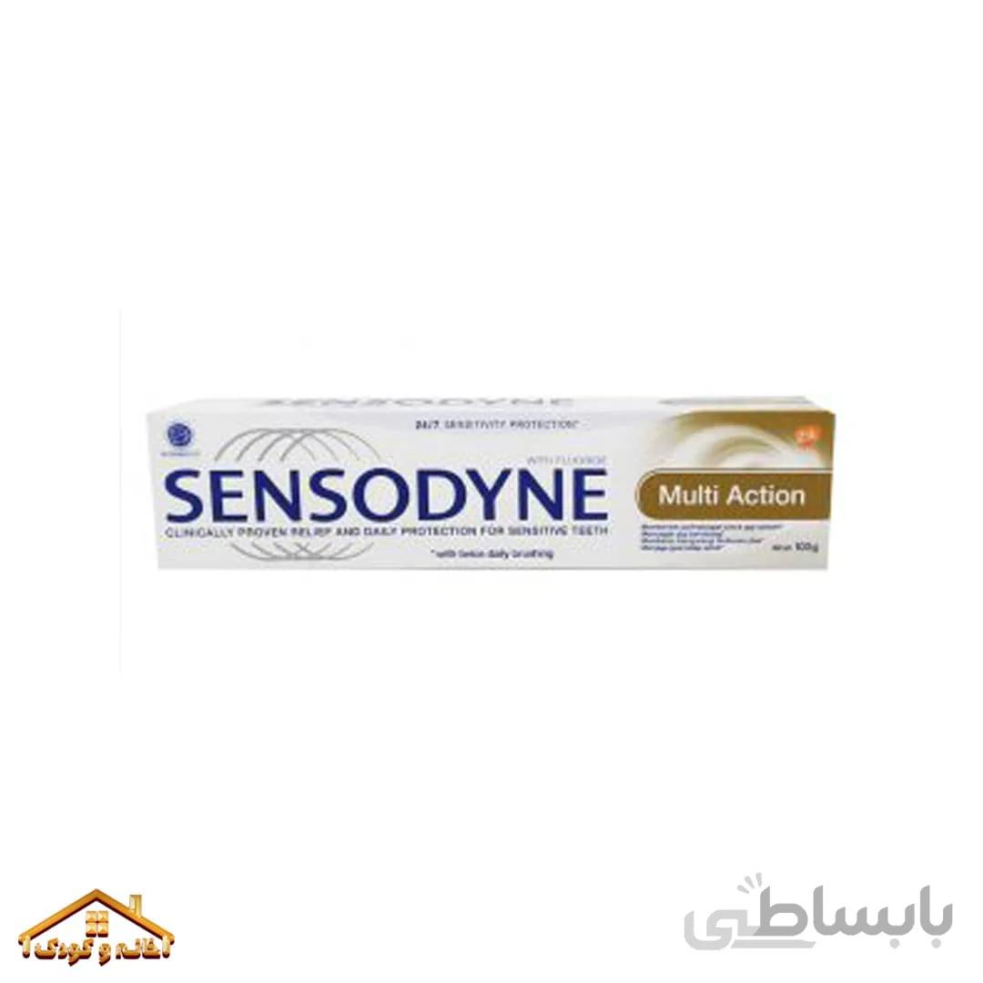 خمیر دندان سنسوداین مدل MULTI ACTION حجم ۱۰۰ گرم ا TOOTHPASTE SENSODYNE MULTI ACTION 100 G