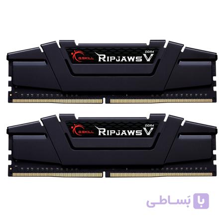 رم کامپیوتر RAM جی اسکیل دو کاناله مدل RipjawsV DDR4 4000MHz CL18 Dual ظرفیت 64 گیگابایت