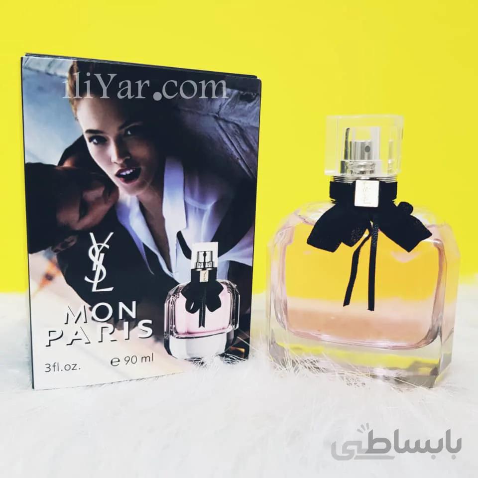 تستر اماراتی ادو پرفیوم زنانه ایوسن لورن Yves Saint Laurent مدل مون پاریس Mon Paris /حجم ۹۰ میلی لیتر ا Yves Saint Laurent Mon Paris