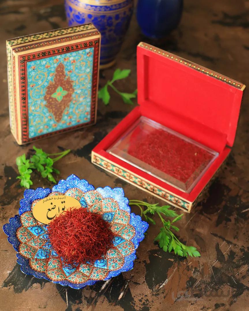 زعفران کادویی جعبه خاتم