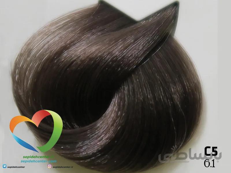 رنگ مو ی ترام کالر traum color بلوند دودی تیره C5 -6.1
