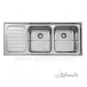 سینک ظرفشویی توکار کد 733 استیل البرز ا 733 توکار